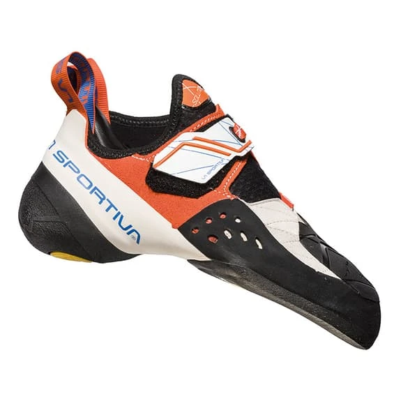 La Sportiva Solution Climbing Shoes White Orange Women 1 La Sportiva Solution Climbing Shoes White Orange Women