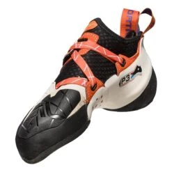 La Sportiva Solution Climbing Shoes White Orange Women 8 La Sportiva Solution Climbing Shoes White Orange Women -Outdoor Equipment LS 20H000203 2