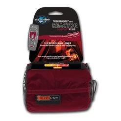 Sea To Summit Thermolite Reactor Compact Plus Sleeping Bag Liner Black Red