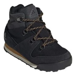 Adidas Terrex Climawarm Snowpitch Winter Boots Black Kids 8 Adidas Terrex Climawarm Snowpitch Winter Boots Black Kids -Outdoor Equipment ad fz2602 003