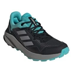 Adidas Terrex Trailrider Trainers Dark Grey Light Blue Women -Outdoor Equipment ad hr1182 003