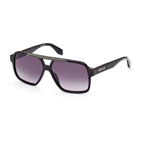 Adidas Originals OR0066 Glasses Glossy Black With Tinted Lenses 1 Adidas Originals OR0066 Glasses Glossy Black With Tinted Lenses