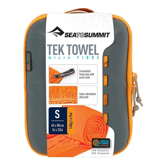 Sea To Summit Tek 40x80 Cm Towel Orange 2 Sea To Summit Tek 40x80 Cm Towel Orange - Image 2
