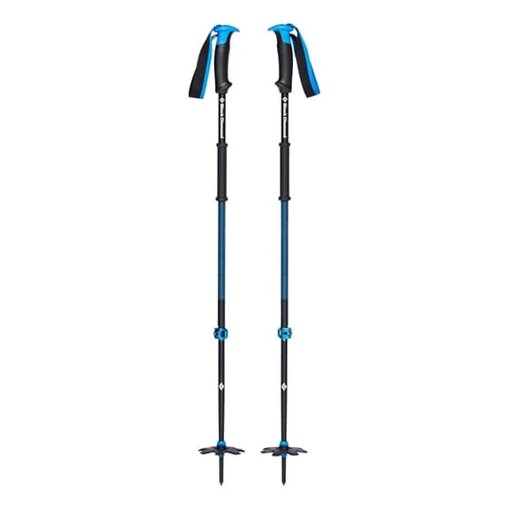 Black Diamond Traverse Pro Black Electric Blue Poles (Pair) 1 Black Diamond Traverse Pro Black Electric Blue Poles (Pair)