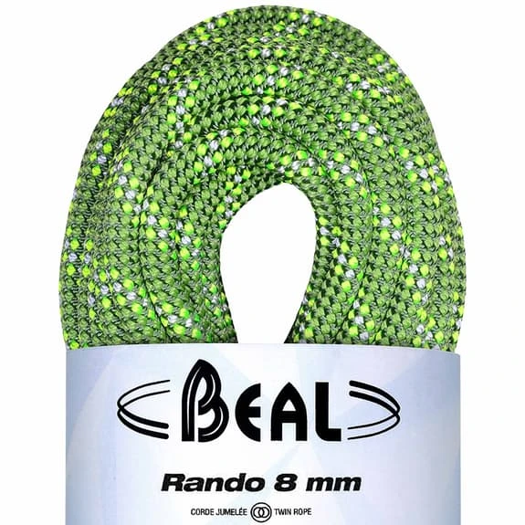 Beal Rando 8 Mm X 30 M Twin Rope Green 2 Beal Rando 8 Mm X 30 M Twin Rope Green - Image 2