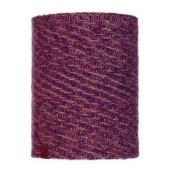 Buff Knitted Fleece Neckwarmer Agna Women Violet Lilac