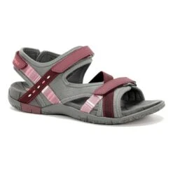 Chiruca Polynesia Sandals Grey Maroon Women