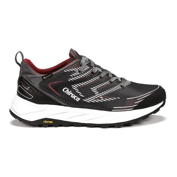 Chiruca Camaguey GORE-TEX Shoes Grey Black Red 2 Chiruca Camaguey GORE-TEX Shoes Grey Black Red - Image 2