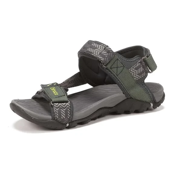 Chiruca Dakar Sandals Dark Grey Lime Green 3 Chiruca Dakar Sandals Dark Grey Lime Green - Image 3