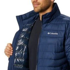 Columbia Powder Lite Jacket Dark Navy Blue -Outdoor Equipment cl 1698001 467 003