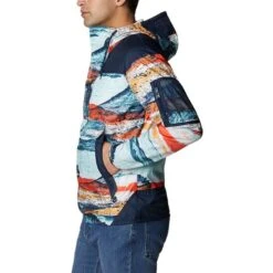 Columbia Challenger Light Jacket Blue Red Orange -Outdoor Equipment cl 1714291 329 003