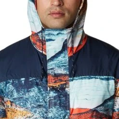 Columbia Challenger Light Jacket Blue Red Orange -Outdoor Equipment cl 1714291 329 004