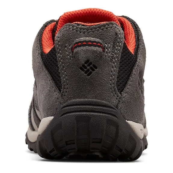 Columbia Youth Redmond Waterproof Hiking Shoes Grey Red Kids 4 Columbia Youth Redmond Waterproof Hiking Shoes Grey Red Kids - Image 4