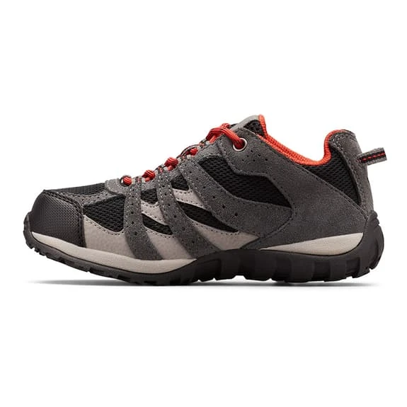 Columbia Youth Redmond Waterproof Hiking Shoes Grey Red Kids 5 Columbia Youth Redmond Waterproof Hiking Shoes Grey Red Kids - Image 5
