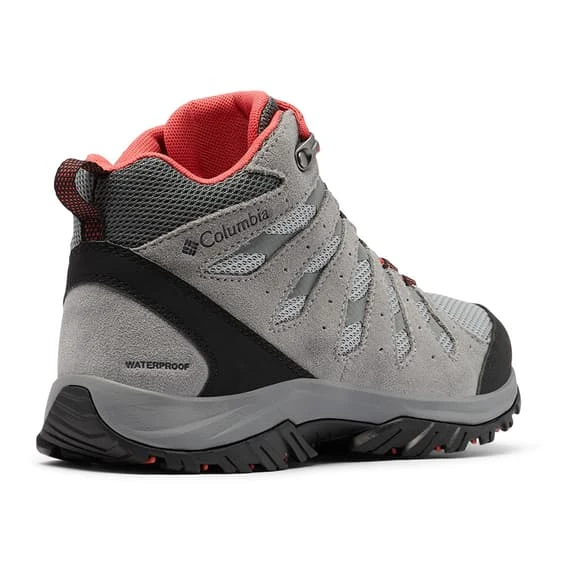 Columbia Redmond III Waterproof Boots Grey Red Women 2 Columbia Redmond III Waterproof Boots Grey Red Women - Image 2