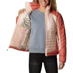 Columbia Labyrinth Loop Omni-Heat Infinity Jacket Light Pink Women -Outdoor Equipment cl 1960633 890 006