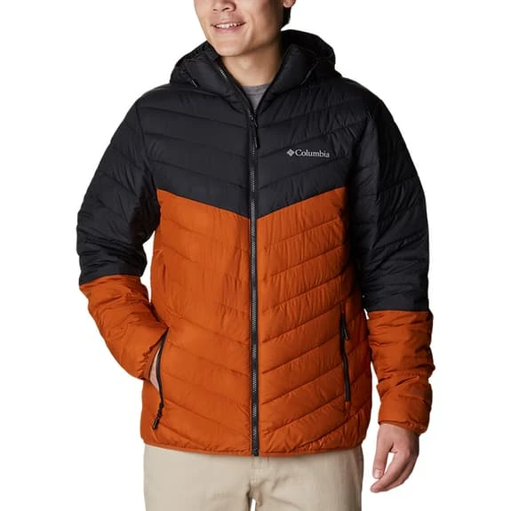 Columbia Eddie Gorge Omni-Heat Infinity Hooded Jacket Orange Black 1 Columbia Eddie Gorge Omni-Heat Infinity Hooded Jacket Orange Black