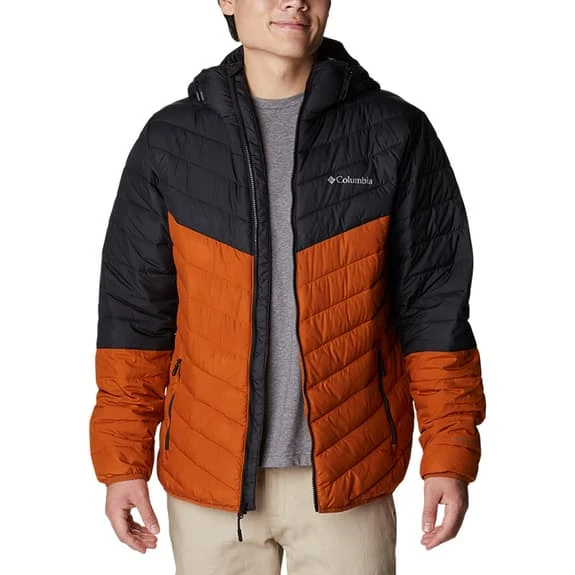Columbia Eddie Gorge Omni-Heat Infinity Hooded Jacket Orange Black 4 Columbia Eddie Gorge Omni-Heat Infinity Hooded Jacket Orange Black - Image 4