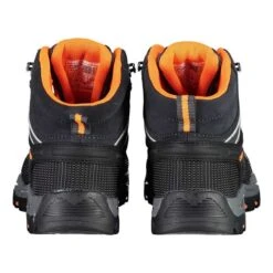 CMP Kids Rigel Mid WaterProof Boots Black Grey Orange Junior -Outdoor Equipment cmp 3q12944j 47ug 003