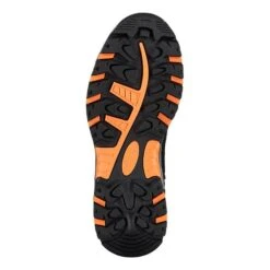 CMP Kids Rigel Mid WaterProof Boots Black Grey Orange Junior -Outdoor Equipment cmp 3q12944j 47ug 005