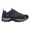 CMP Rigel Low Trainers Navy Blue Orange