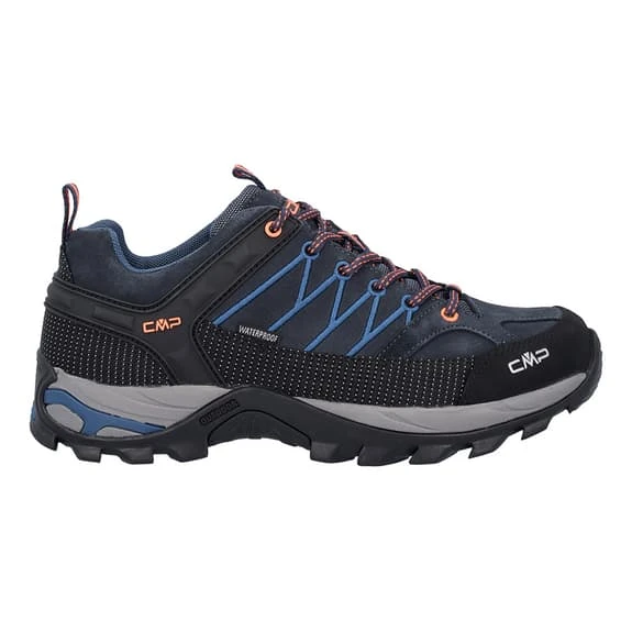 CMP Rigel Low Trainers Navy Blue Orange 1 CMP Rigel Low Trainers Navy Blue Orange