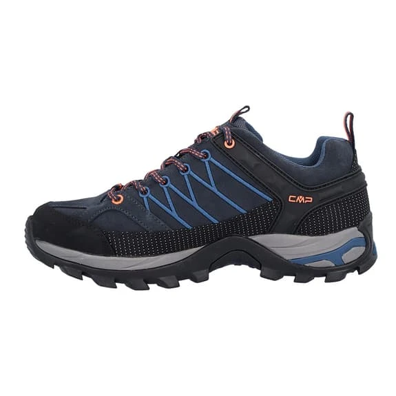 CMP Rigel Low Trainers Navy Blue Orange 2 CMP Rigel Low Trainers Navy Blue Orange - Image 2
