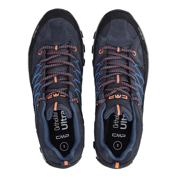 CMP Rigel Low Trainers Navy Blue Orange 4 CMP Rigel Low Trainers Navy Blue Orange - Image 4