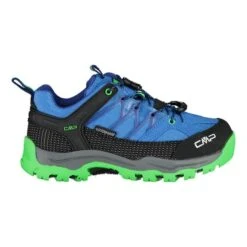 Shoes CMP Kids Rigel Low Waterproof Blue Green Children