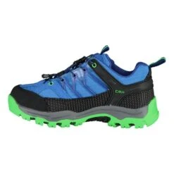 Shoes CMP Kids Rigel Low Waterproof Blue Green Children -Outdoor Equipment cmp 3q54554 29ll 003