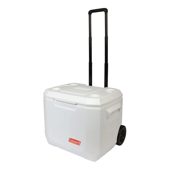 Coleman Marine Xtreme 50 QT Portable Cooler With Wheels 47L White 2 Coleman Marine Xtreme 50 QT Portable Cooler With Wheels 47L White - Image 2
