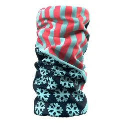 Dynafit Logo Neck Warmer Light Blue Red
