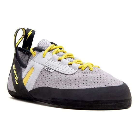 Climbing Shoes Evolv Defy Lace Grey Yellow 3 Climbing Shoes Evolv Defy Lace Grey Yellow - Image 3