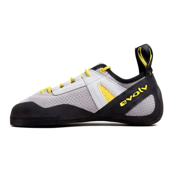 Climbing Shoes Evolv Defy Lace Grey Yellow 4 Climbing Shoes Evolv Defy Lace Grey Yellow - Image 4