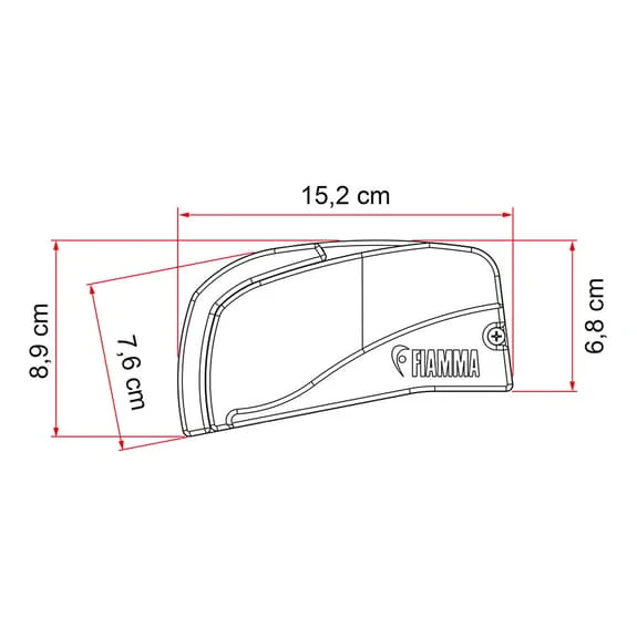 Fiamma F40van 2.7 M Awning Black Grey 6 Fiamma F40van 2.7 M Awning Black Grey - Image 6