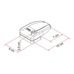 Fiamma Safe Door 3 Security Lock Grey (3 Units) -Outdoor Equipment fia 08021 02g 004
