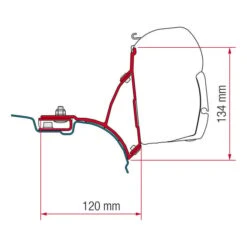Fiamma Kit Volkswagen T5/T6 Multivan Transporter F45s Support