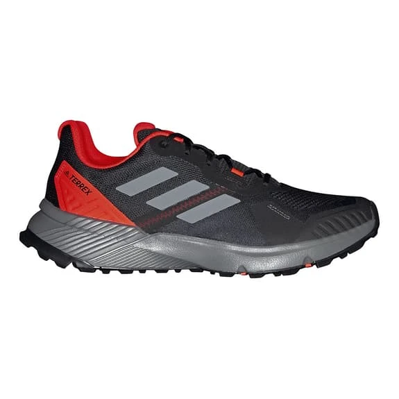 Adidas Terrex Soulstride Trainers Black Grey Red 1 Adidas Terrex Soulstride Trainers Black Grey Red