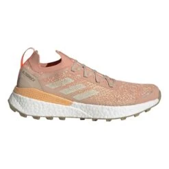 Adidas Terrex Two Ultra Primeblue Trail Running Shoes Pink Grey Women