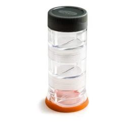 GSI Outdoors GSI Spice Missile Salt & Pepper Shaker Clear Black Orange