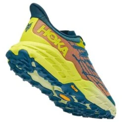 HOKA Speedgoat 5 Shoes Blue Orange Yellow 8 HOKA Speedgoat 5 Shoes Blue Orange Yellow -Outdoor Equipment hk 1123157 bce 003