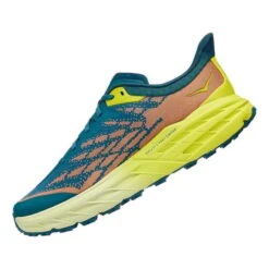 HOKA Speedgoat 5 Shoes Blue Orange Yellow 9 HOKA Speedgoat 5 Shoes Blue Orange Yellow -Outdoor Equipment hk 1123157 bce 004