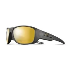 Julbo Rookie 2 Glasses Matte Black Gold With REACTIV Photochromic Performance 2-4 Lenses Kids