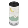 Klean Kanteen Insulated TKWide Mountain Coast Limited Edition Café Cap 355 Ml Bottle White Blue