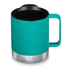 Klean Kanteen Camp Mug Tumbler Lid Cap 350 Ml Turquoise -Outdoor Equipment kle 1009752 003