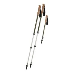 Komperdell Shockmaster Cork Powerlock Poles Grey Black Brown (pair)