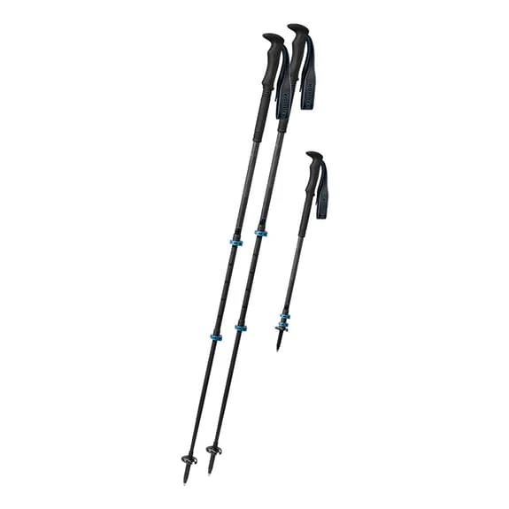 Komperdell Carbon C3 Pro Poles Black Blue (pair) 1 Komperdell Carbon C3 Pro Poles Black Blue (pair)