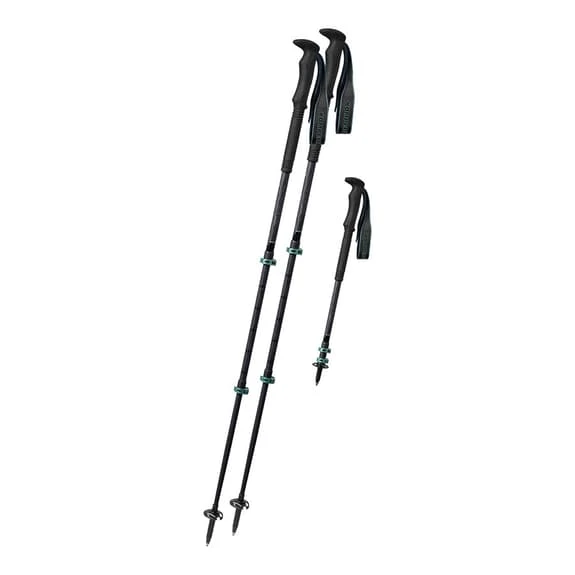 Komperdell Carbon C3 Pro Compact Poles Black Blue (pair) 1 Komperdell Carbon C3 Pro Compact Poles Black Blue (pair)