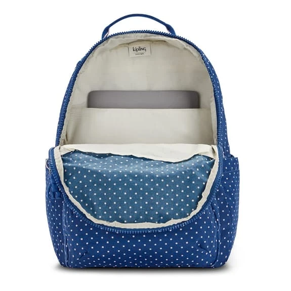 Kipling Seoul Soft 27L Backpack Blue 3 Kipling Seoul Soft 27L Backpack Blue - Image 3