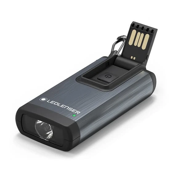 Led Lenser K6R 400 Lm Keyring Torch Blue Black 2 Led Lenser K6R 400 Lm Keyring Torch Blue Black - Image 2